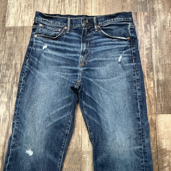 American Eagle Outfitters Dark Blue Straight Jeans Size 31x30 - Picture 2 of 9